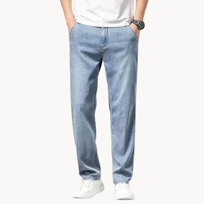 P legend | Jean en denim clair avec coupe droite