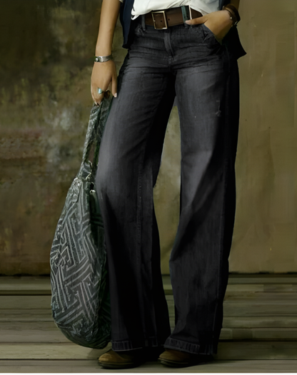 Women’s High Waist Wide Leg Vintage Jeans
