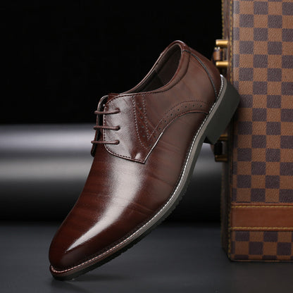 Jelle | Men's Chic Lace-Up Shoes with Brogue Details