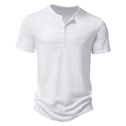 Jeroen | Men's Henley Collar T-Shirt