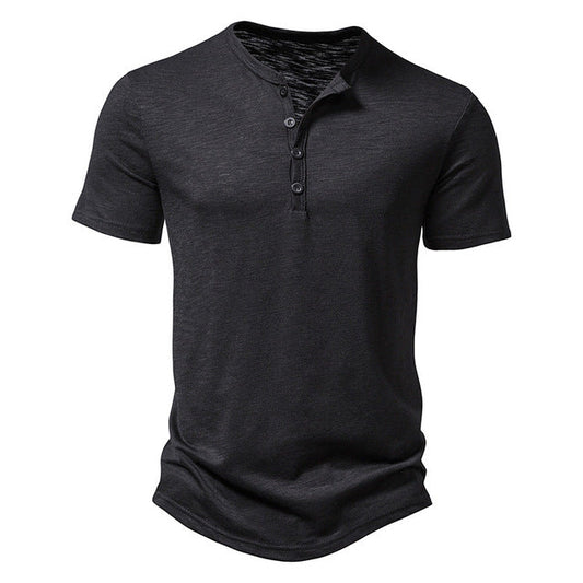 Jeroen | Men's Henley Collar T-Shirt