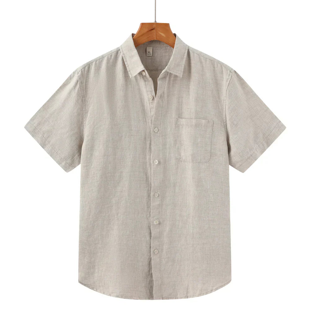 John | Linen Shirt (Short Sleeve)