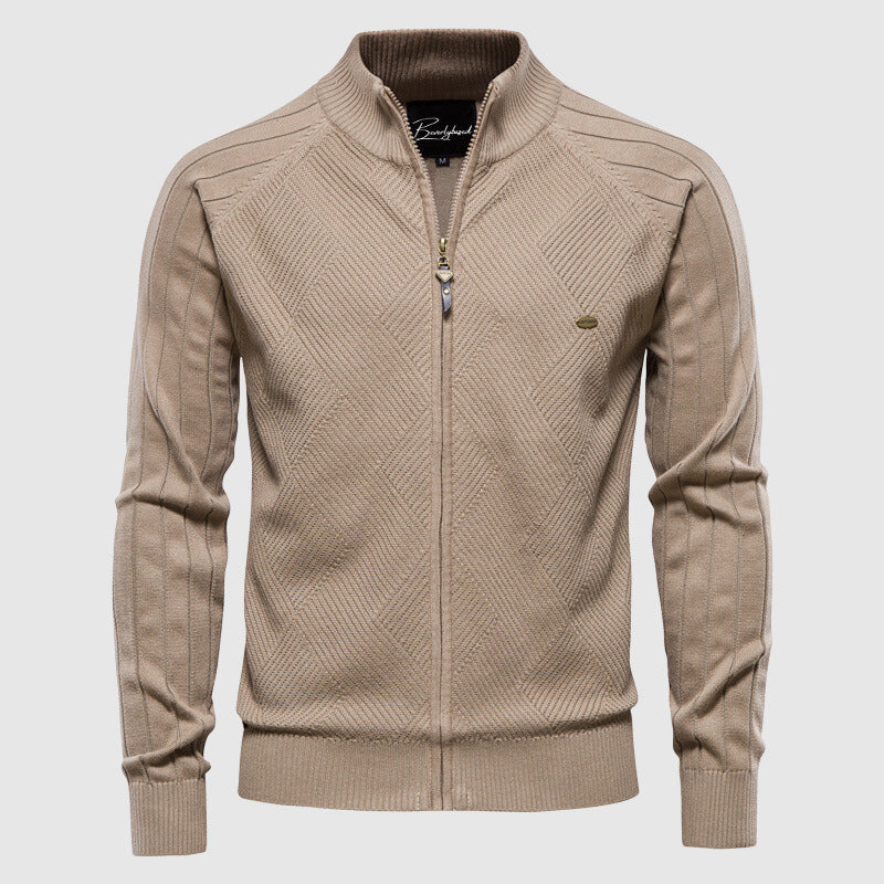 Men's Zip Neck Sweater