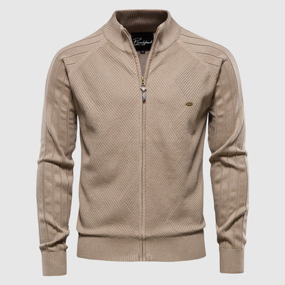 Men's Zip Neck Sweater