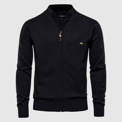Men's Zip Neck Sweater