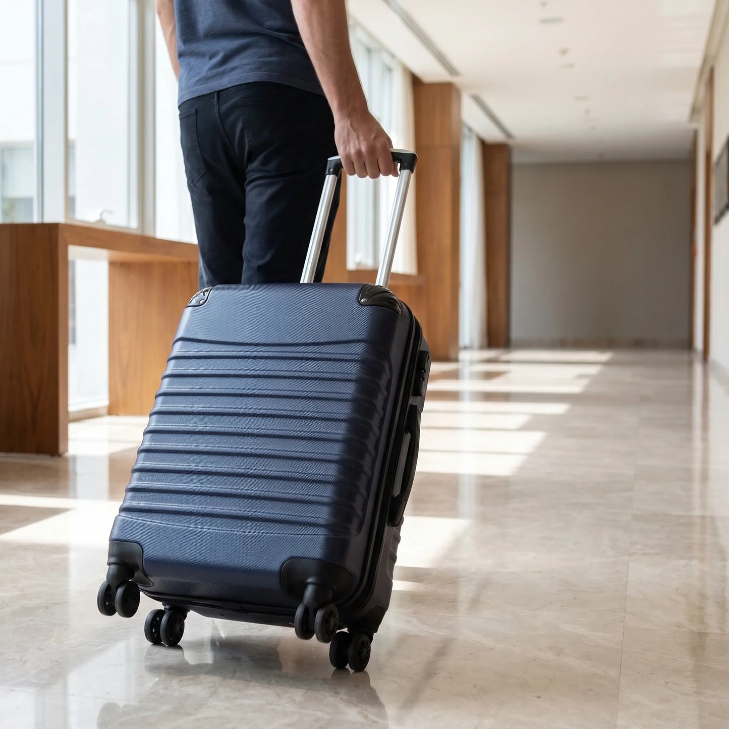 Bagageset met twee stuks – handbagage en grote koffer