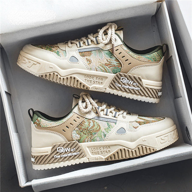 Jules | Casual Oil Paint Sneakers