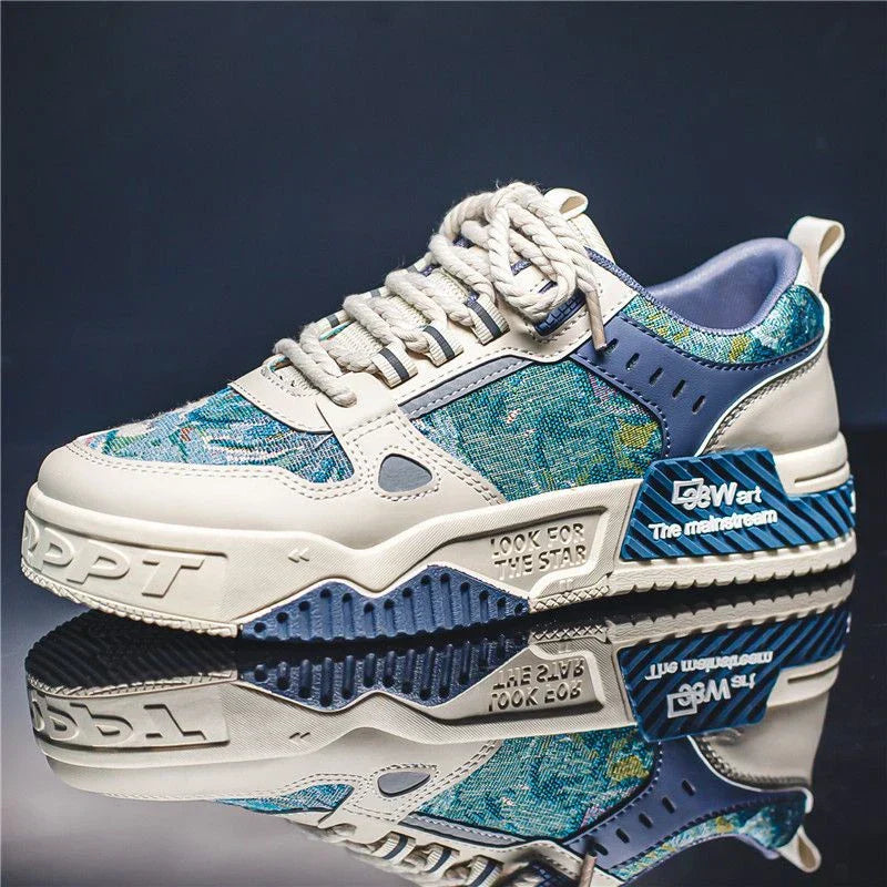Jules | Casual Oil Paint Sneakers
