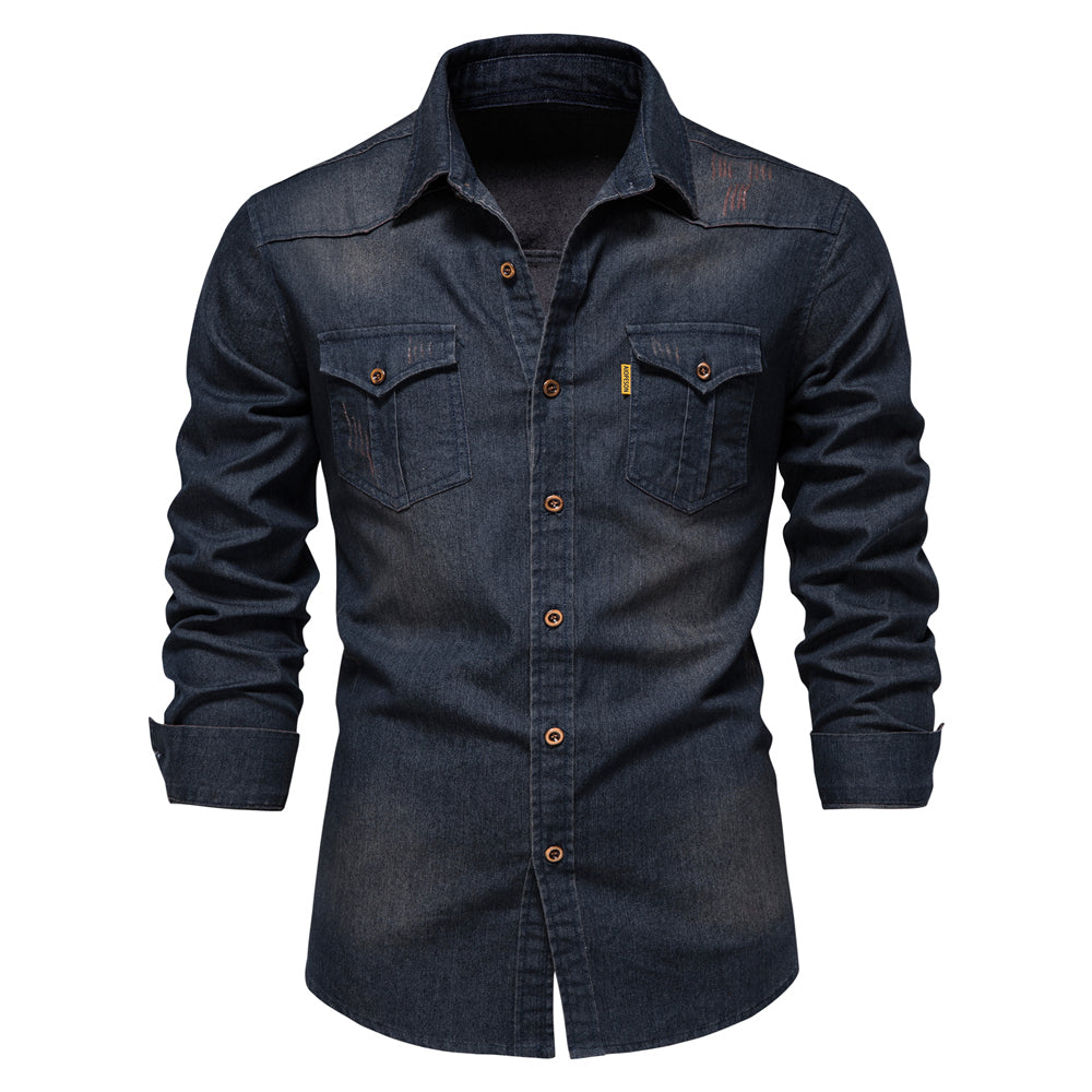 Julian | Casual denim men's shirt