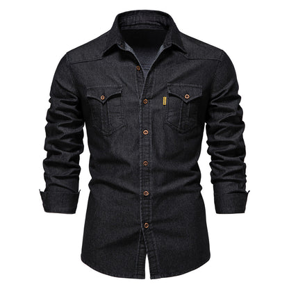 Julian | Casual denim men's shirt