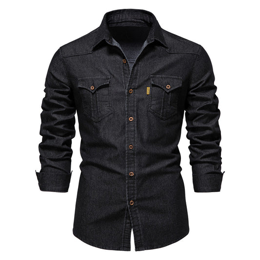 Julian | Casual denim men's shirt