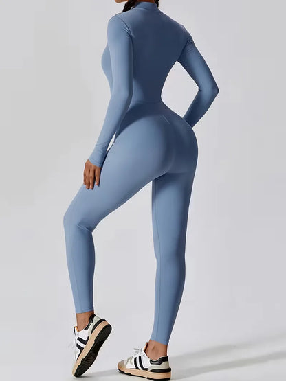 Jumpsuit with Mock Neckline