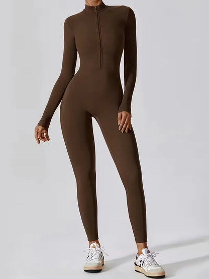 Jumpsuit with Mock Neckline