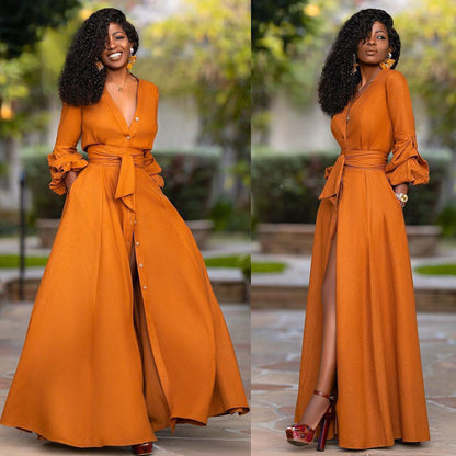 Lavera - Elegant Long Summer Dress for Women