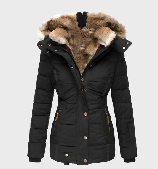 Chaqueta de invierno ajustada, gruesa y cálida con capucha - Midea