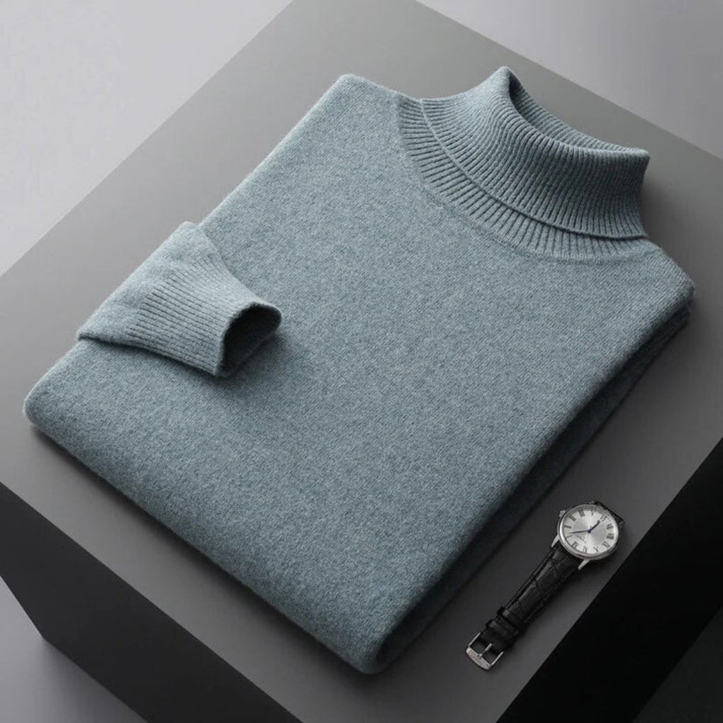 Men's Turtleneck Sweater – Elegant Layer with a Refined Look