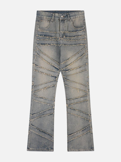 Keyn | Men's Fringed Jeans