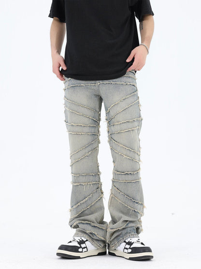 Keyn | Men's Fringed Jeans