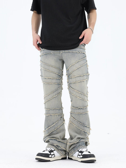 Keyn | Men's Fringed Jeans