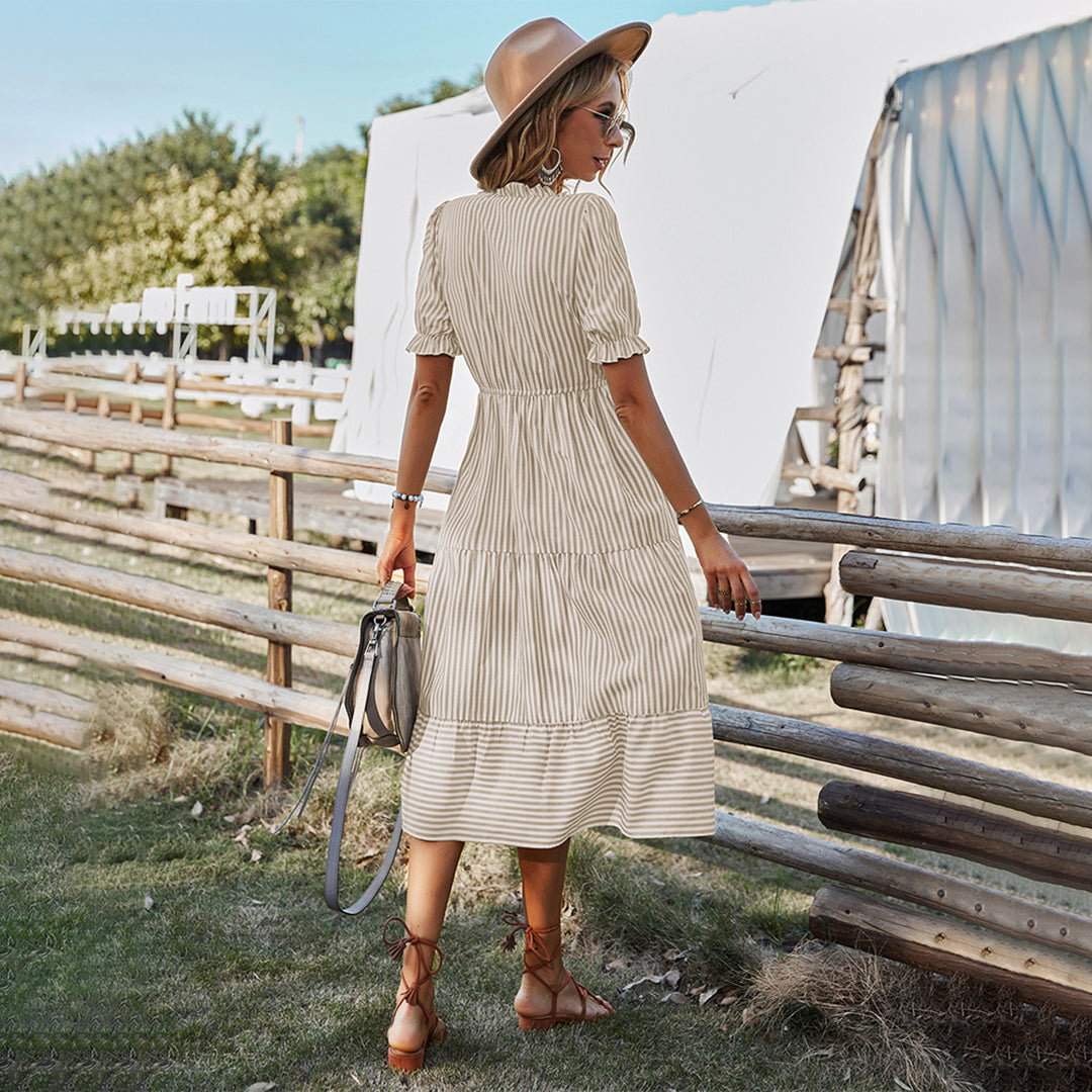 Linda – Striped Summer Dress