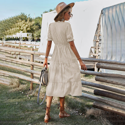 Linda – Striped Summer Dress
