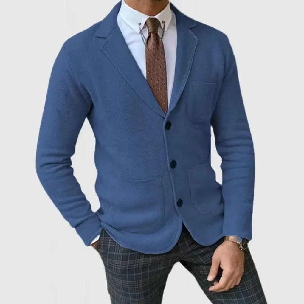 Knitted Blazer for Men – Refined Style