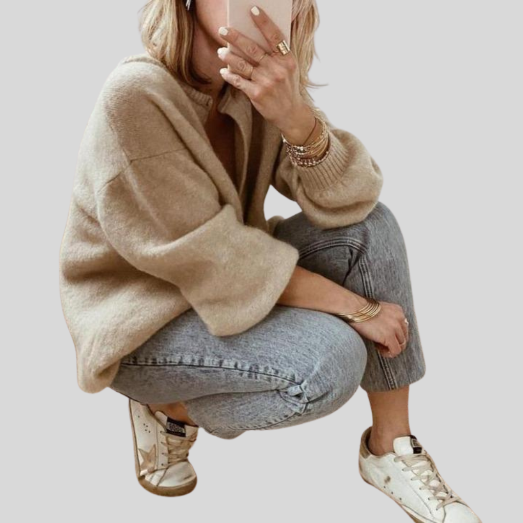 Knitted Button Cardigan