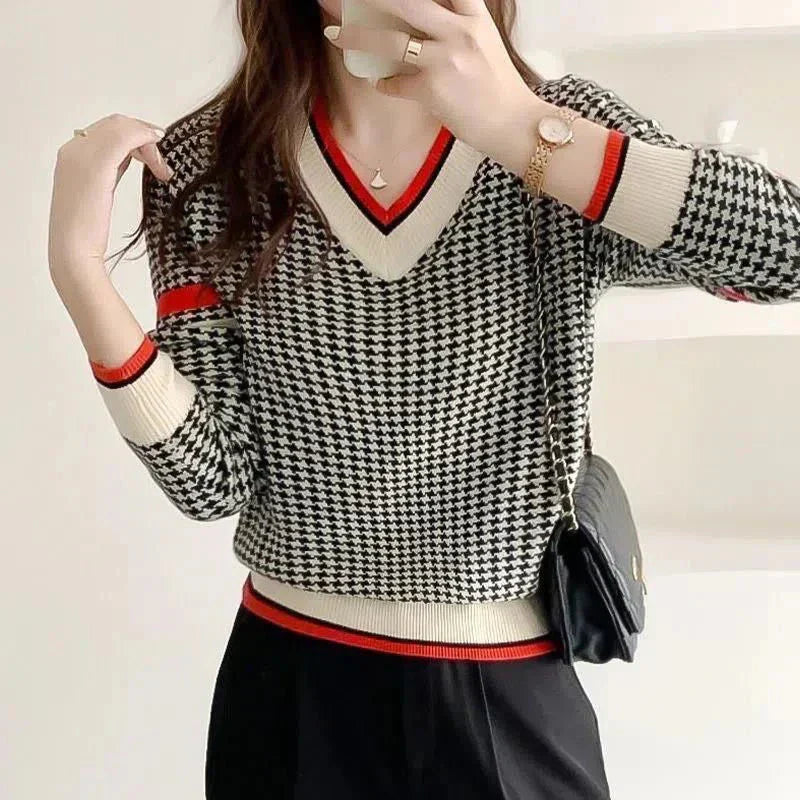 Knitted Casual Sweater for Women - Donita
