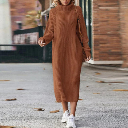 Knitted Dress for Women - Casual Knitwear