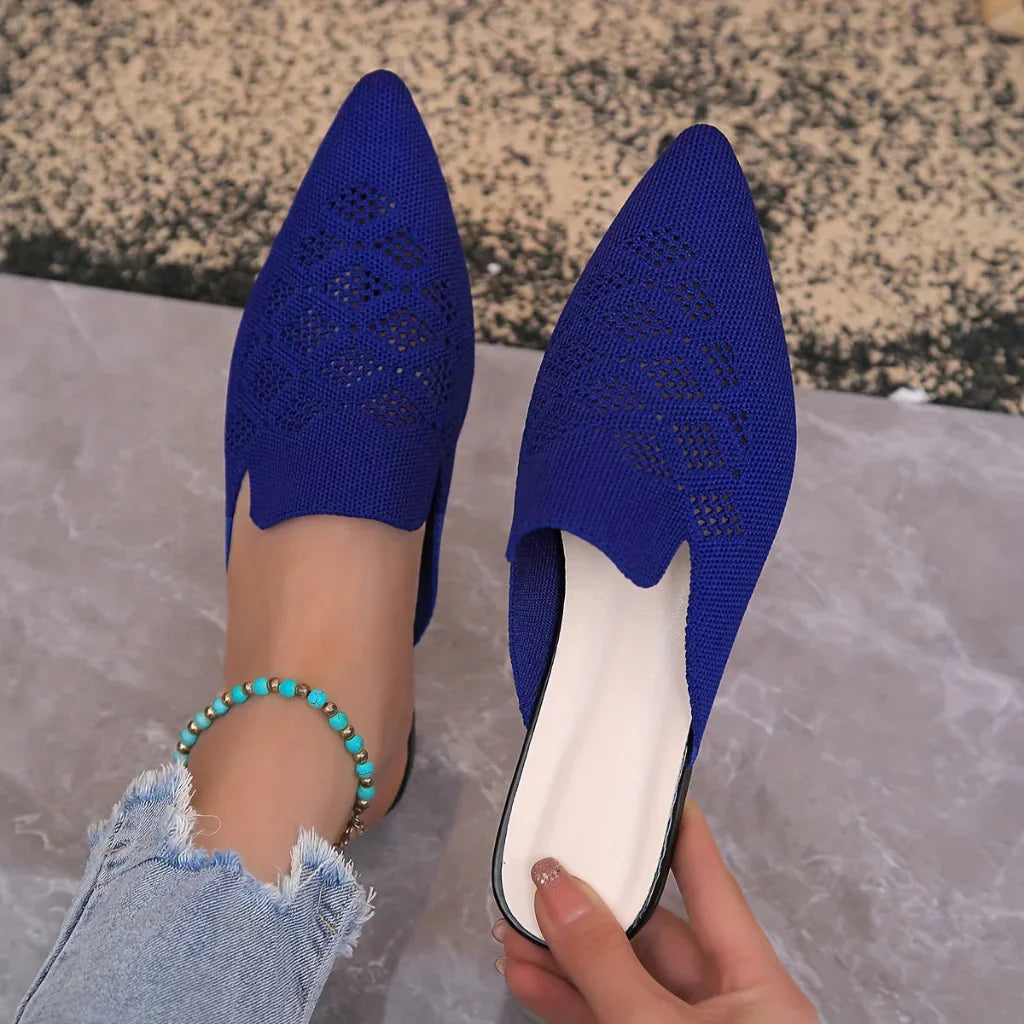 Knitted Flat Slippers for Women