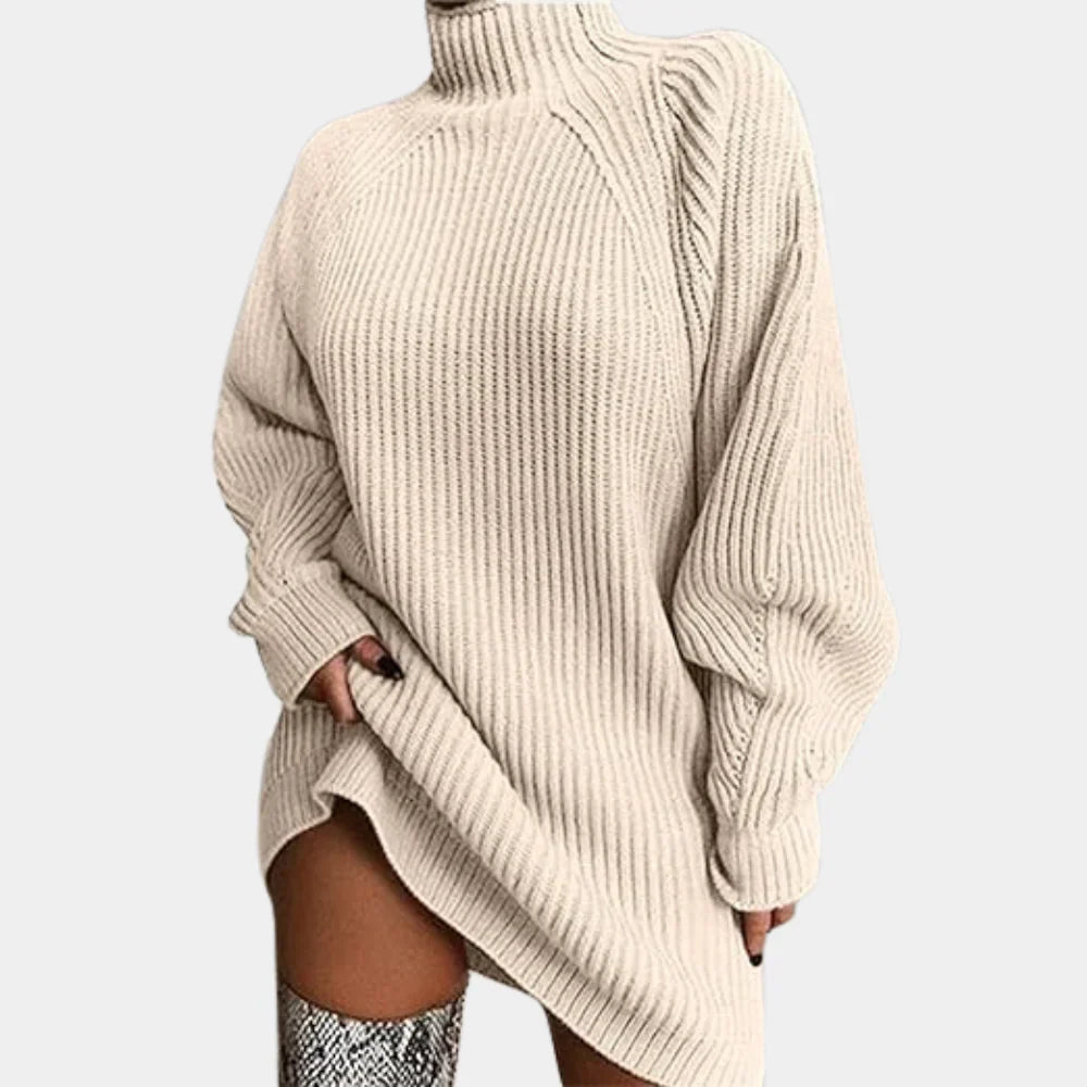 Knitted Oversized Sweater with Comfortable Fit and Stylish Look