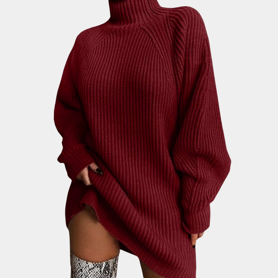 Knitted Oversized Sweater with Comfortable Fit and Stylish Look
