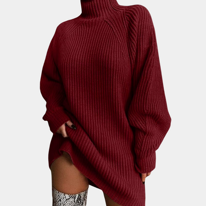 Knitted Oversized Sweater with Comfortable Fit and Stylish Look