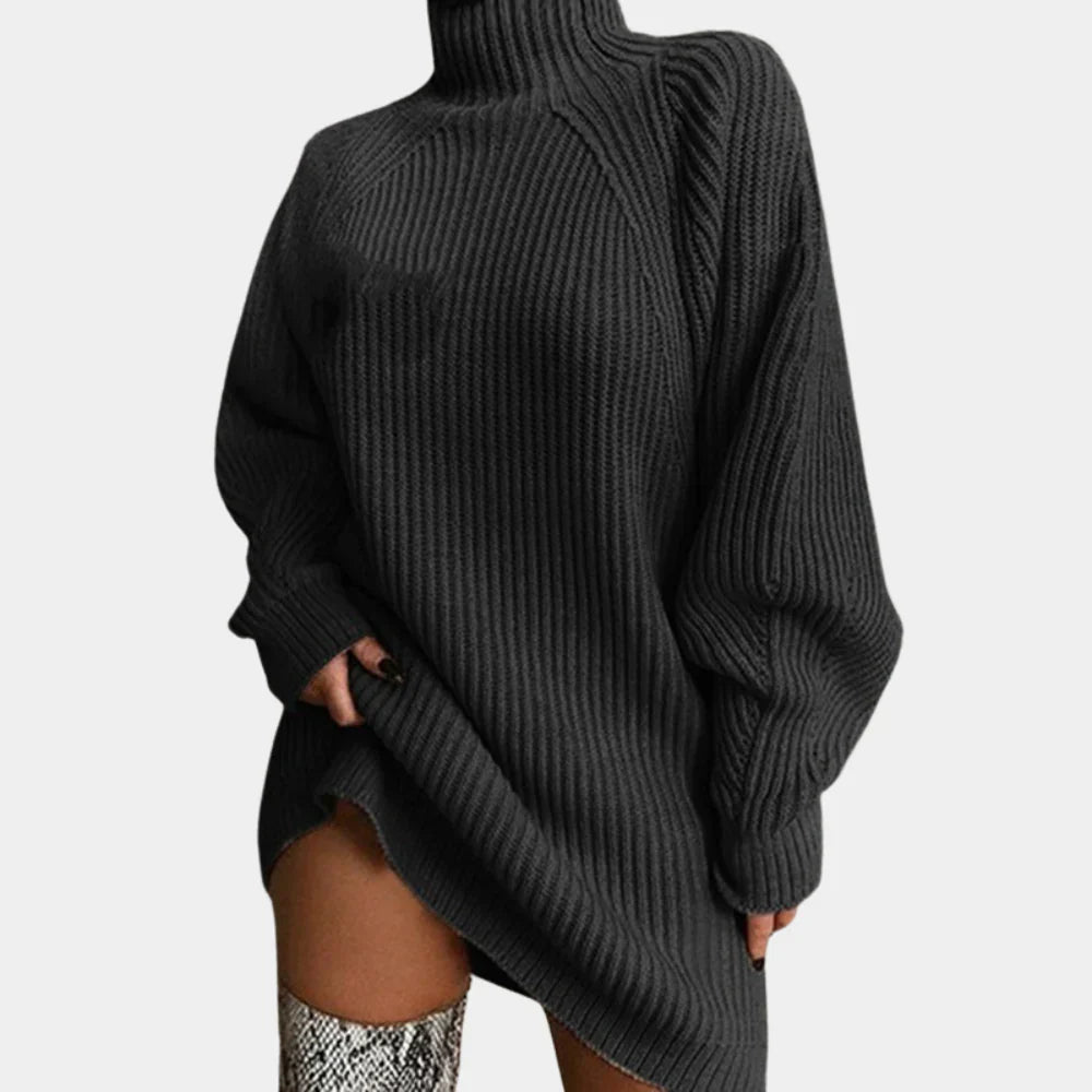 Knitted Oversized Sweater with Comfortable Fit and Stylish Look