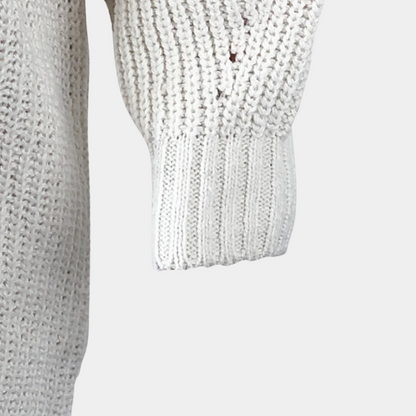Knitted Oversized Sweater with Comfortable Fit and Stylish Look