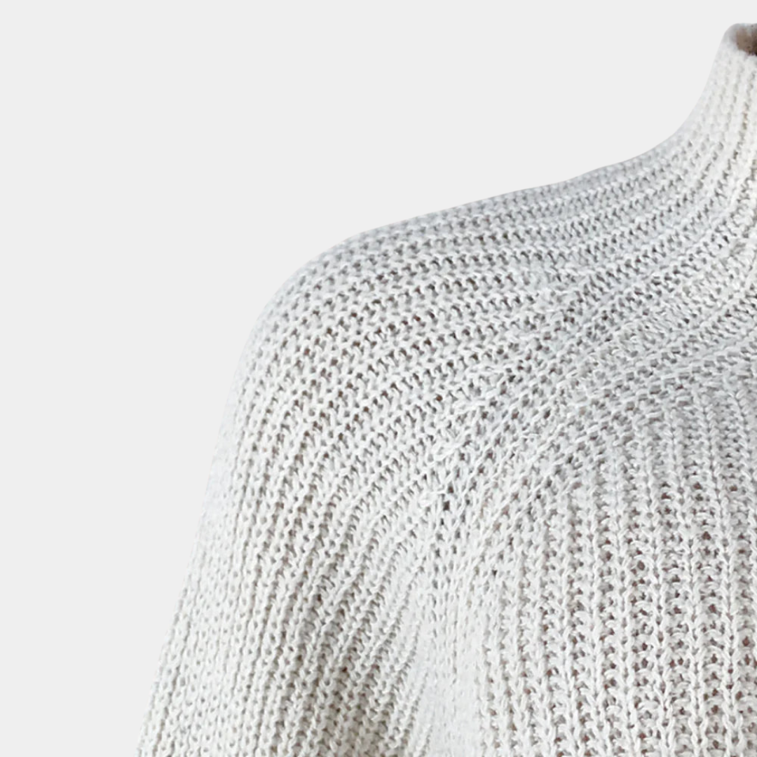 Knitted Oversized Sweater with Comfortable Fit and Stylish Look