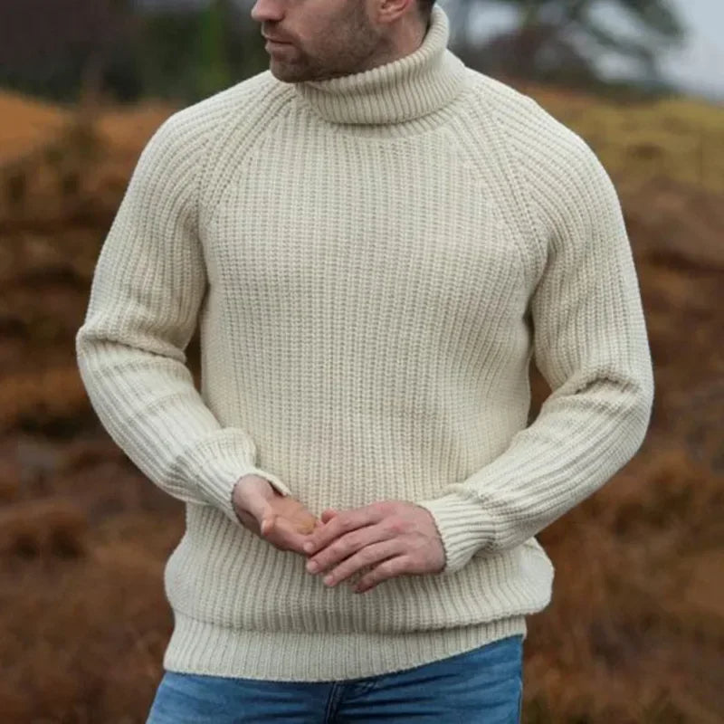 Knitted Turtleneck Sweater for Men - Keanu