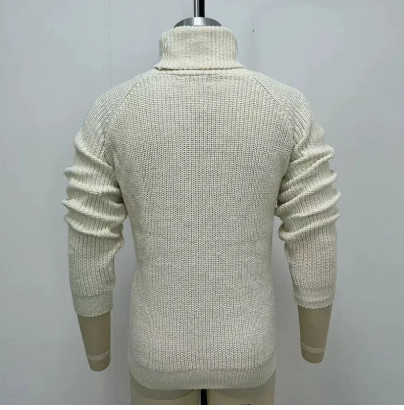 Knitted Turtleneck Sweater for Men - Keanu