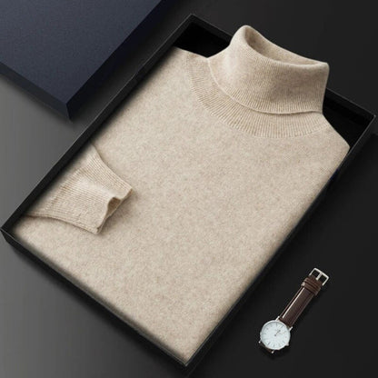Knitted Turtleneck Sweater for Men – Refined Winter Layer
