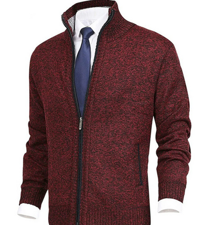 Knitted Zip Sweater for Men - Knox