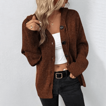 Knitted cardigan for women