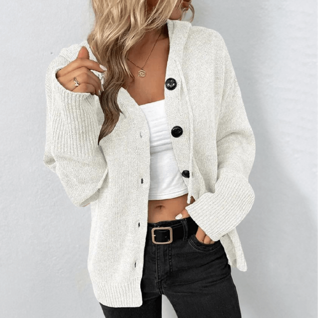 Knitted cardigan for women