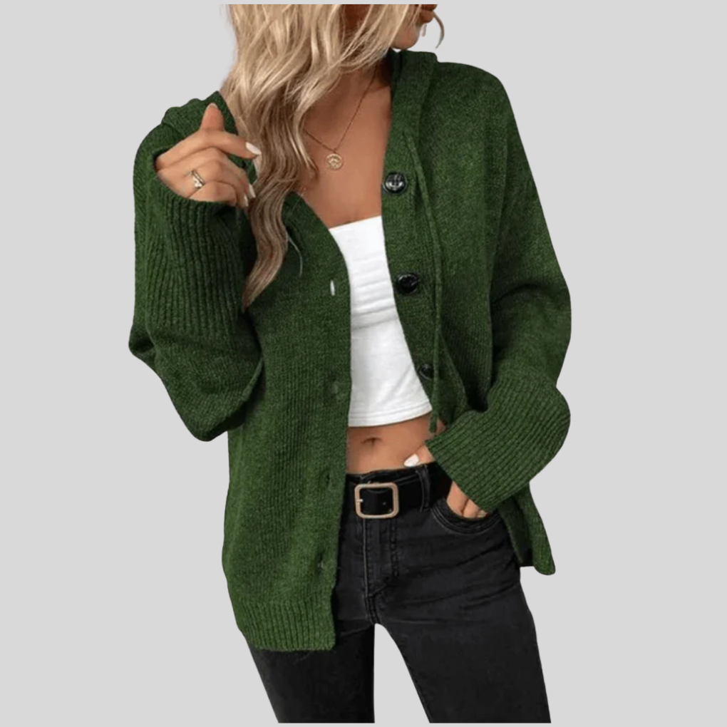 Knitted cardigan for women