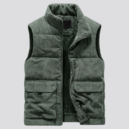 Koen | Corduroy Winter Gilet for Men