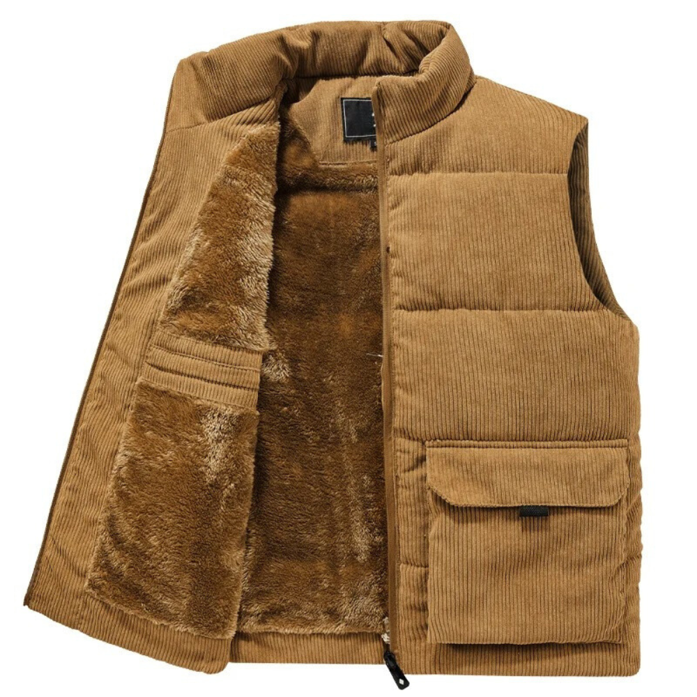 Koen | Corduroy Winter Gilet for Men