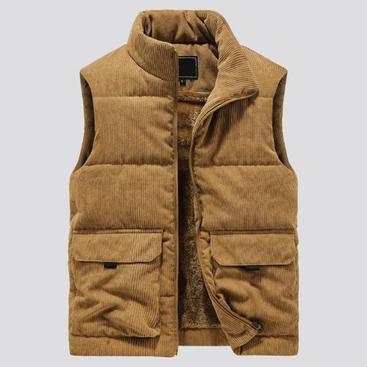 Koen | Corduroy Winter Gilet for Men