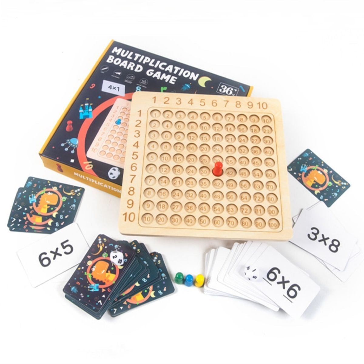 Mathmaster-brettspill - morsomt, lærerikt strategispill