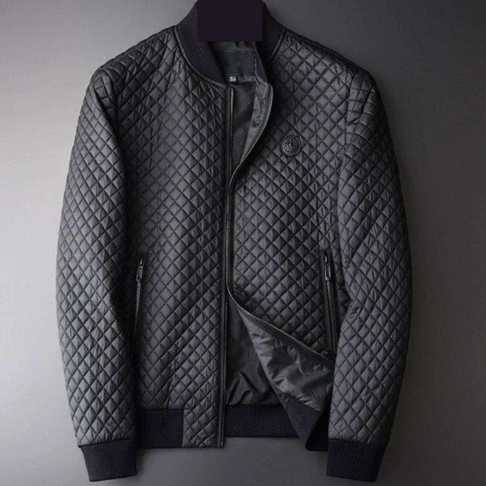 Men's Lenten - with zip - bomber jacket