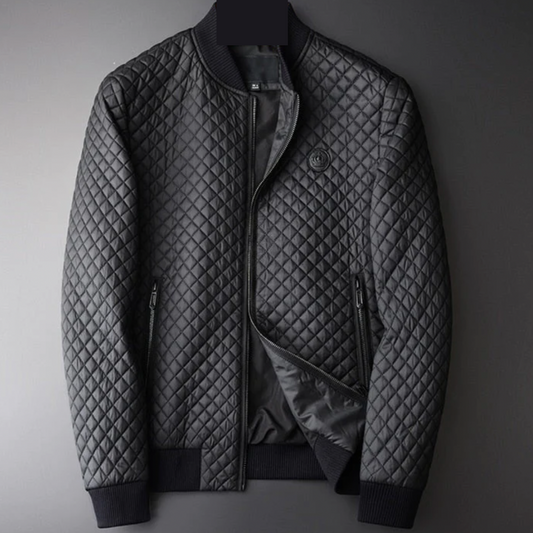 Chaqueta bomber Lenten para hombre, con cremallera