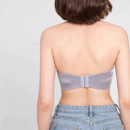 Strapless Ladies Bra with Strong Support and Comfortable Push Up Fit